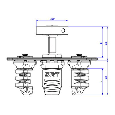 3C pince molle pneumatique de l'industrie ISO9001 2000g
