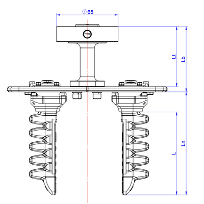 pince flexible du robot 2800g pour des opérations industrielles d'endroit de sélection