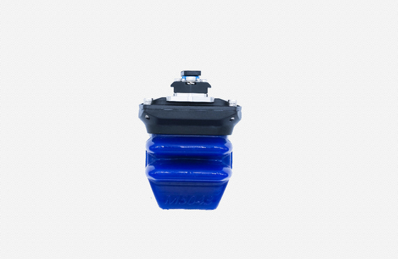 Doigt actionné pneumatique de robot de silicone de catégorie comestible avec la structure flexible