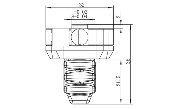 Bride robotique de diamètre extérieur d'expansion de FDA 3200g