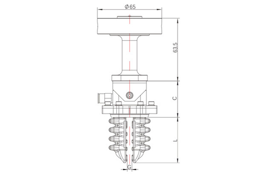 bride robotique de douceur élevée de série d'ISC de 6300g 36mm